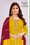 Vedika Vol 1 By Sangeet Roman Silk Kurti With Bottom Dupatta 